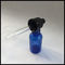 ছোট চোখের ড্রপার বোতলগুলি নীল, প্রয়োজনীয় তেল খালি প্লাস্টিকের ড্রপার বোতল সরবরাহকারী